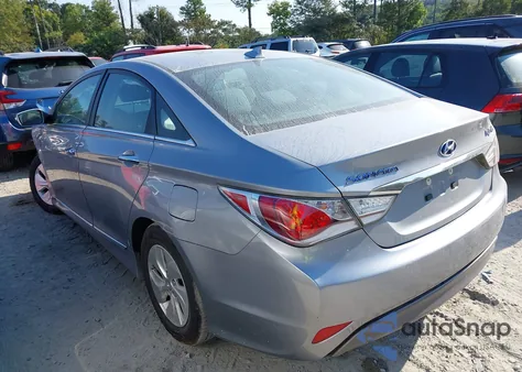 2014 Hyundai Sonata Hybrid из США, поврежденный, VIN KMHEC4A48EA118090